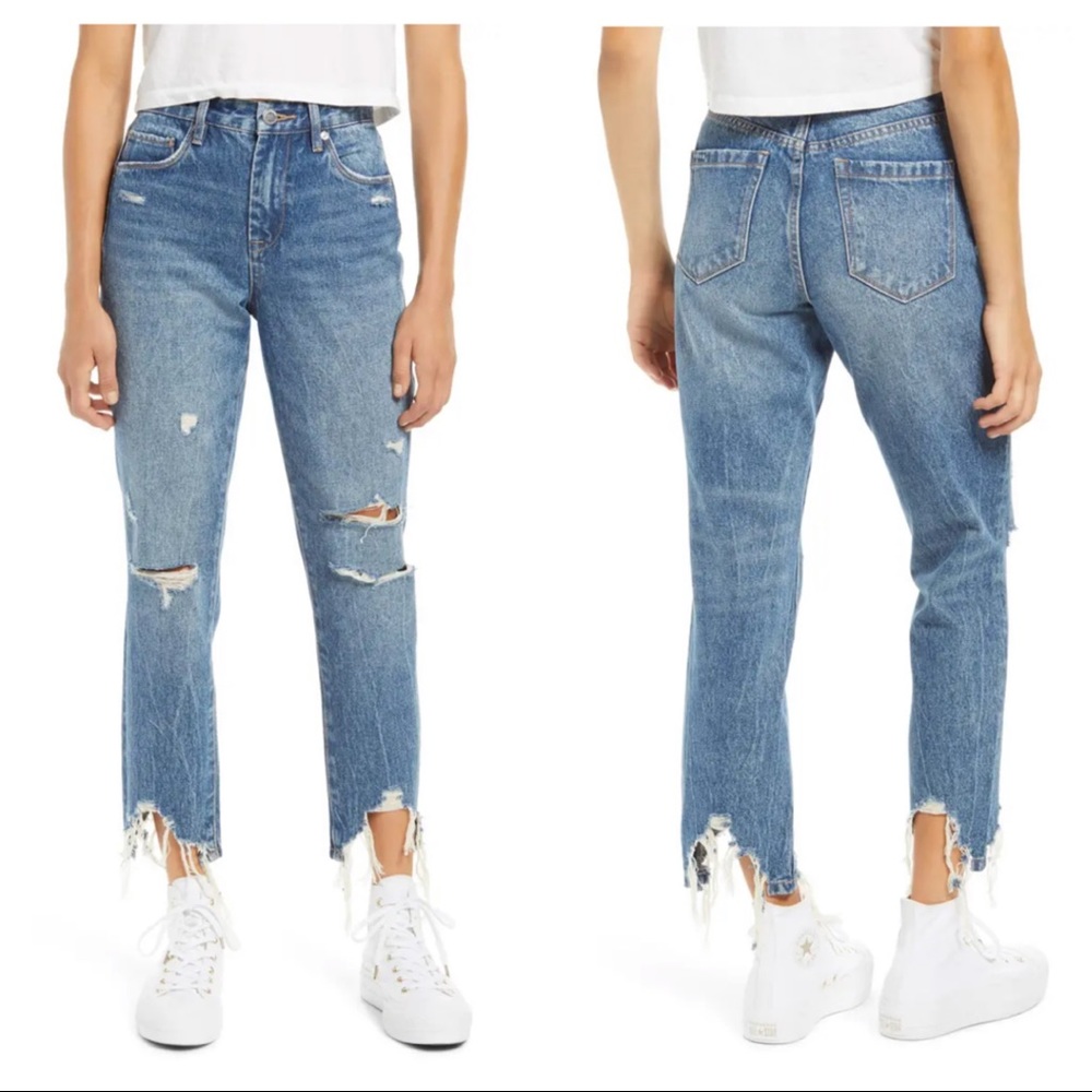 NWT Blank NYC distressed ripped jeans
